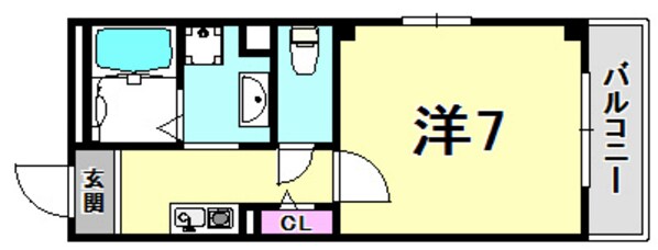 Flower尼崎の物件間取画像